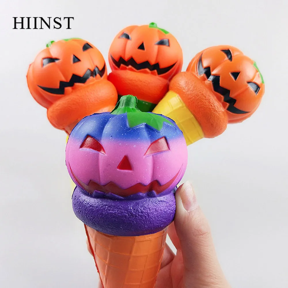 HIINST, детские игрушки, сжимающие стресс, мультяшная тыква, Ароматизированная, для детей, медленно поднимающаяся, ароматическая игрушка, для взрослых, снимает стресс, реалистичные игрушки