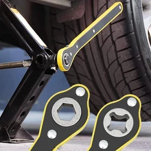 

Universal Car Labor-saving Jack Ratchet Wrench Auto Scissor Jack Garage Tyre Wheel Lug Handle Labor-saving Wrench Phillip Wrench