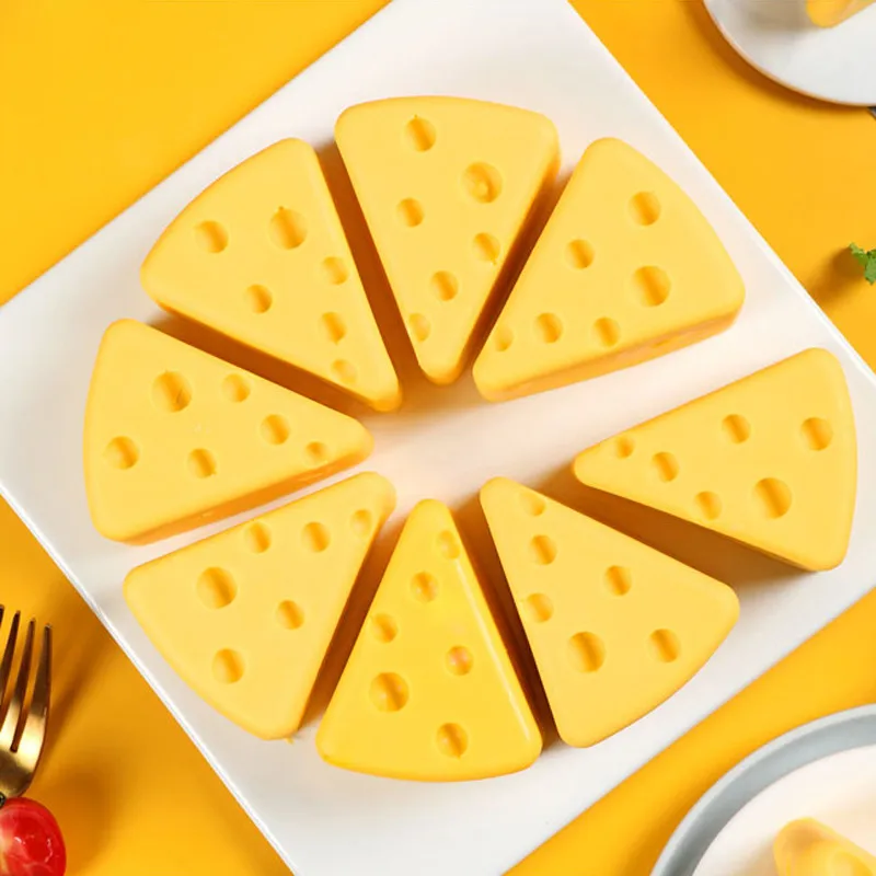 

2020 Cheese Shaped Silicone Cake Molds Baking Tools Mousse Jelly Silicone Molds For Cakes Mousse French Dessert Mold Pastry Tool