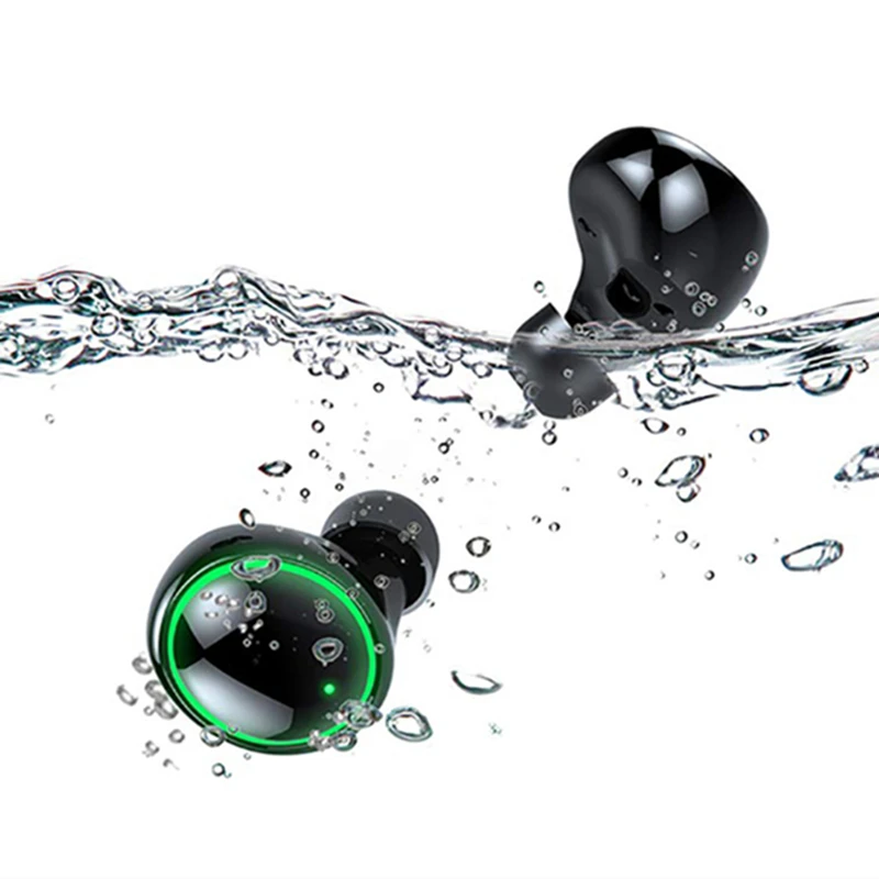 TWS IPX8 водонепроницаемые мини беспроводные Bluetooth V5.0 спортивные наушники с микрофоном наушники для IOS/Android samsung