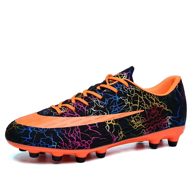Новейшие мужские подростковые кроссовки Zoom Phantom Venom Pro TF Superfly 7 360 FG Elite 6 оранжевые бутсы CR7 детские носки - Цвет: 01