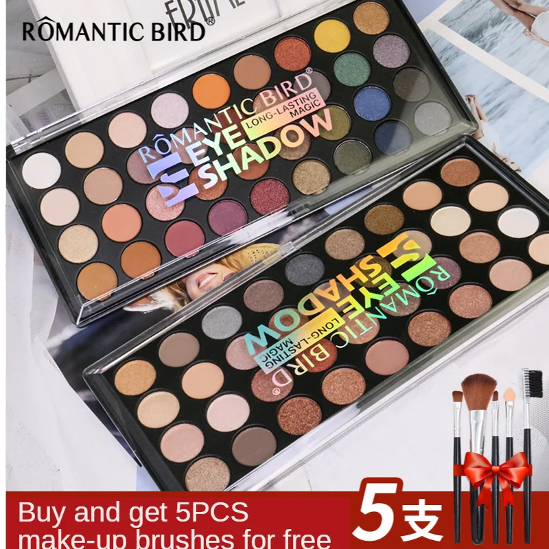 

ROMANTICBIRD Eyeshadow tray 36color Matte Pearlescent daily makeup ins Super hot waterproof makeup affordable beginners