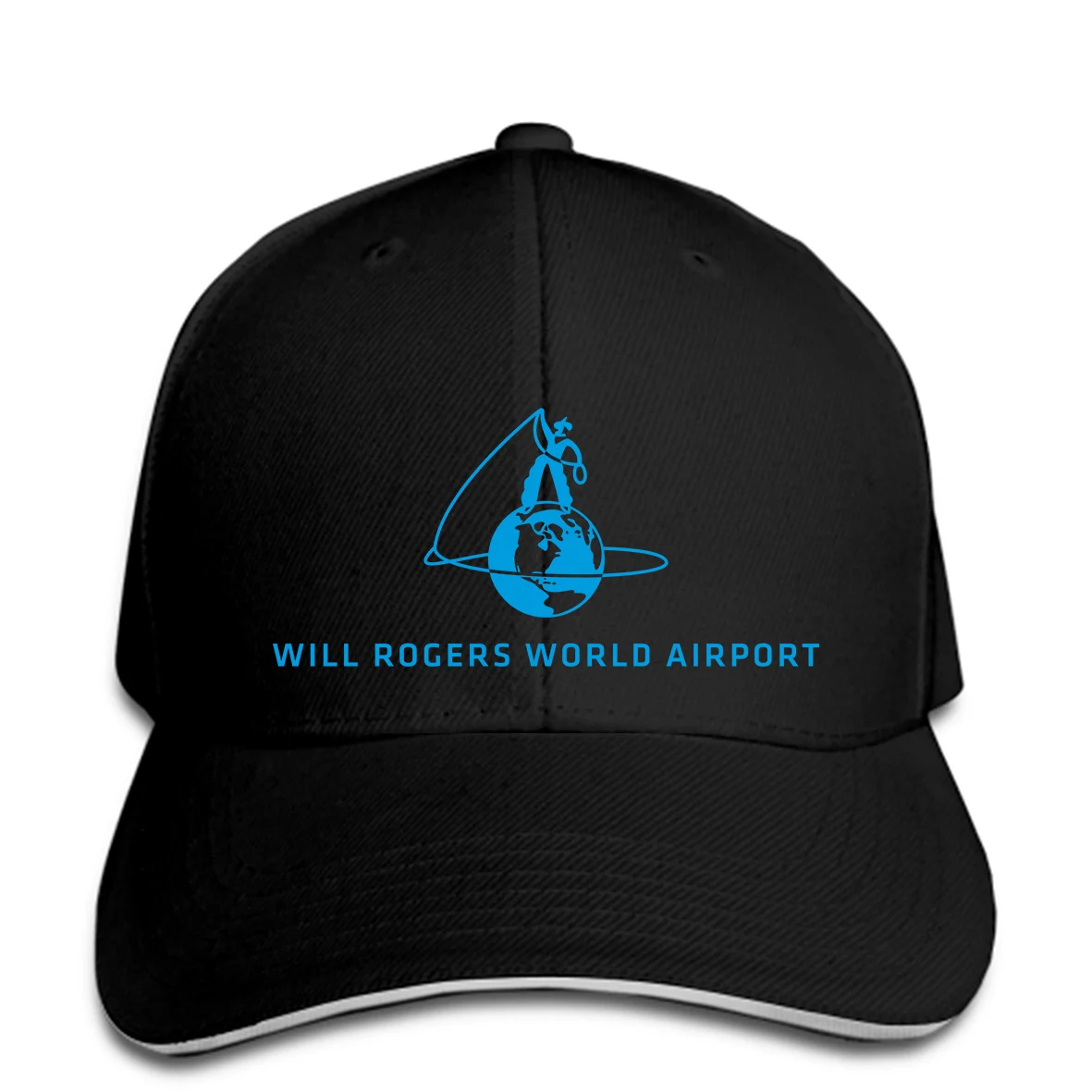 Мужская бейсболка Will Rogers World, логотип аэропорта Will Rogers, бейсболка кепка с логотипом, женская кепка