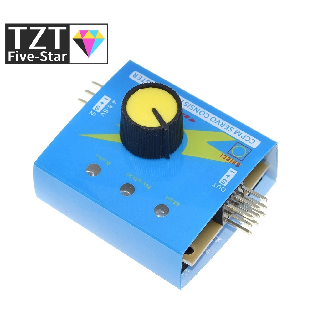 1/3 Stück TZT Servo Tester Getriebetester CCPM Konsistenz-Master-Checker 3CH 4,8-6V mit Anzeigeleuchte – Detail 1