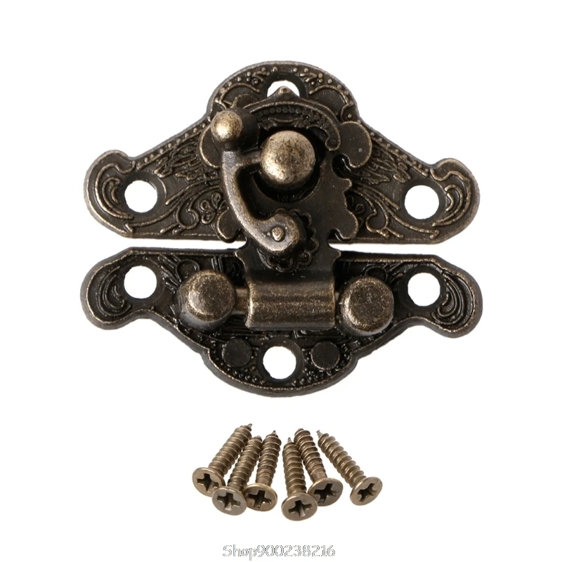Vintage Zinc Alloy Latch for jewelry box hasps decorative latches
