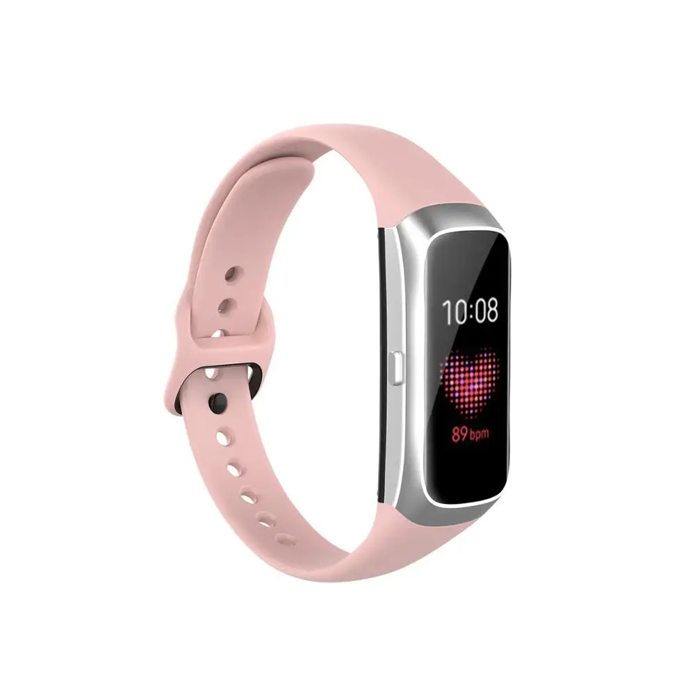 Высокое качество силиконовый браслет петля назад ремешок для samsung Galaxy Fit SM-R370 многоцветный Силиконовый ремешок для часов Ремешки