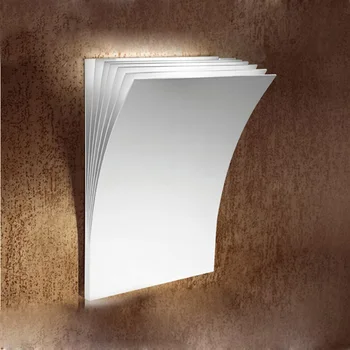 

BOOK Style White Wall Lamp Bathroom Art Lighting G4 Art