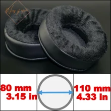 3D Super Thick Soft Foam Ear Pads Headphone Leather Velour Velvet Perfect Combine 80MM 110mm For Sennheiser For Sony For AKG
