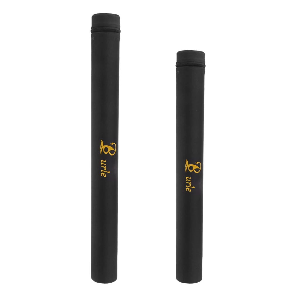 2x Waterproof Fly Fishing Rod Tube Hard Case Organizer Holder