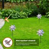 Bird Repellent Windmill Outdoor Garden Bird Repeller Sparkly Pinwheels DIY Silver Wind Spinner Kids Toy Home Lawn Decoration ► Photo 2/6