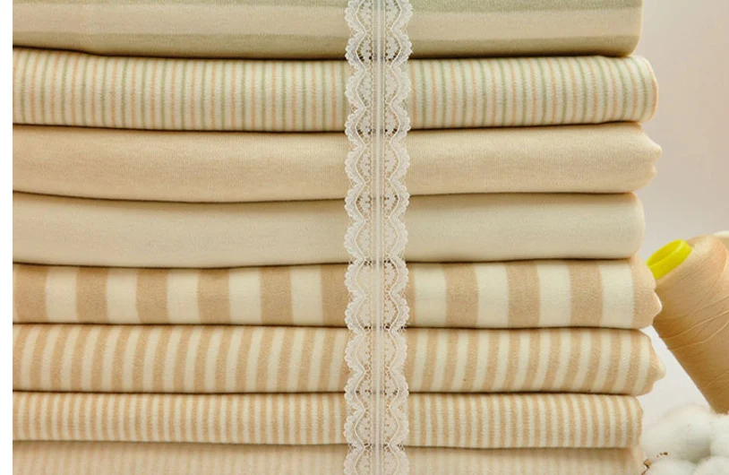 Baby Fabric Knit Jersey Print Fabric Cotton Sewing Material For Children's Garment 50*170cm