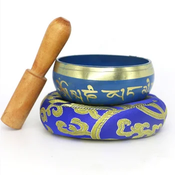 

Tibetan Singing Bowl Decorative-wall-dishes Home Decoration Decorative Singing Bowl Xizang Sacrifice Sacred Dharma Monks Lama