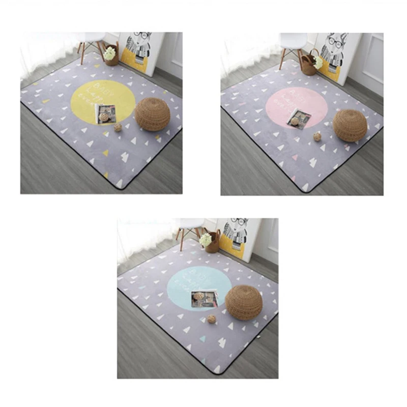 Nordic Style Carpets For Living Room Bedroom Bedside Coffee Table Floor Climbing Rug Child Kid Baby Play Mat Bathroom Door Mat
