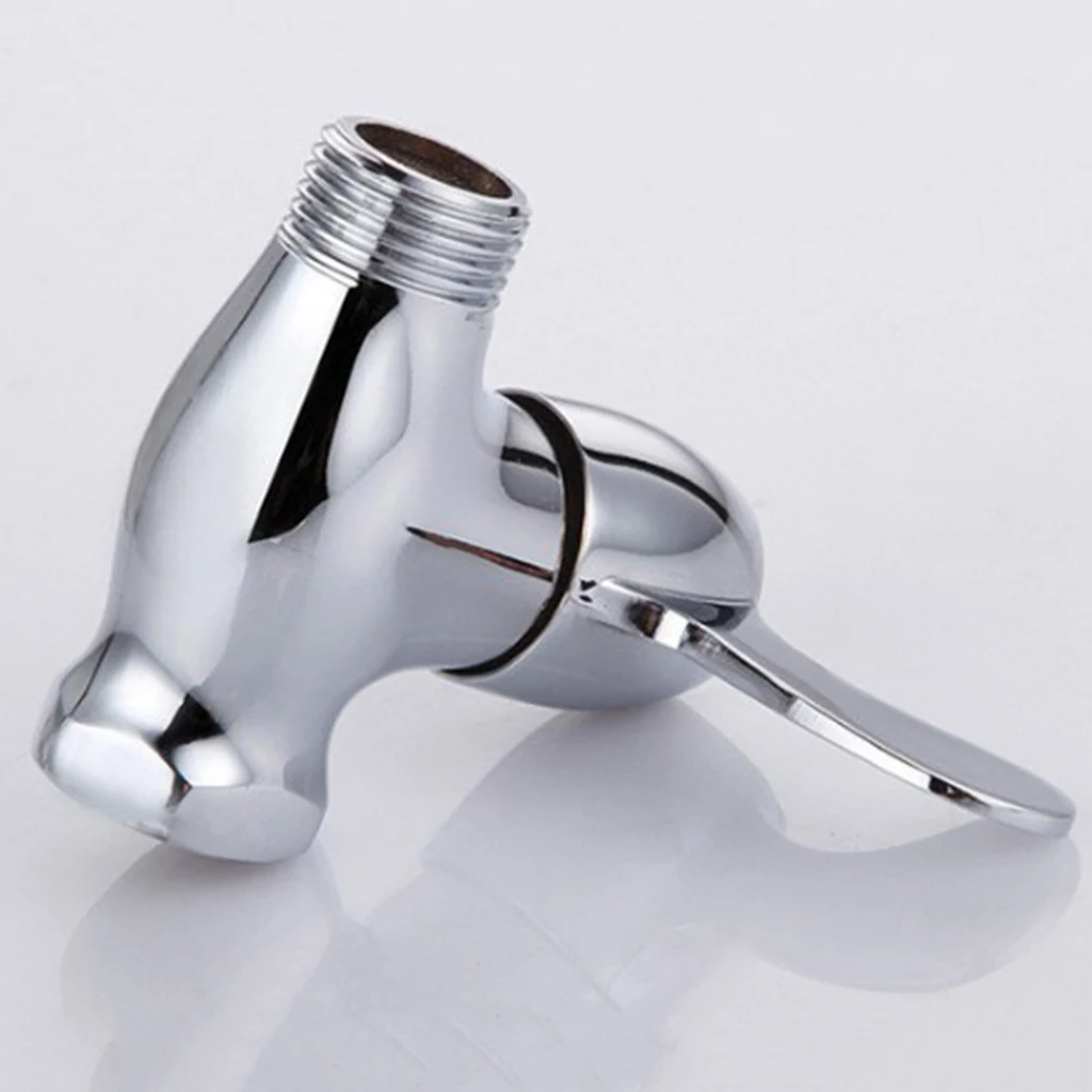 Brass Ball Valve,Water Tap Faucet Angle Shut-Off Valve Pipe Hose Fittings For Shower Bathroom(DN15)