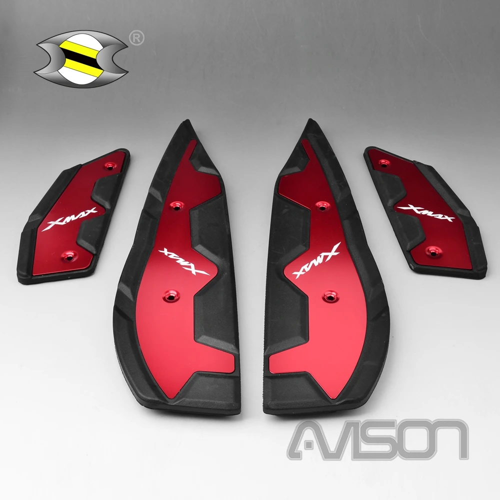 Подножки для XMAX300 подножки XMAX 125 250 300 нескользящие из алюминиевого сплава 2017-2021