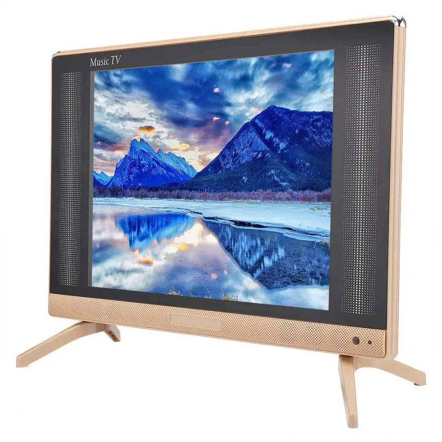 

19 Inch High Definition LCD TV Portable Mini Television with Bass Sound PAL/SECAM/NTSC Home Music Television HDMI VGA 110-240V