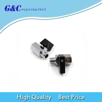 

1/4" Bsp Ball Valve Brass Threads Tap Male to Female Ball Valves Air Compressor Hose DIY Home Tools diy electronics