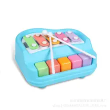 Polaroid Children Toy Piano Infants Educational 5 Musical Scale Xylophone Children Early Childhood Educational Toy