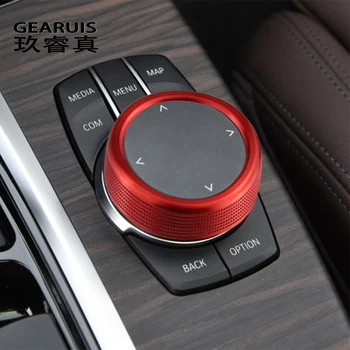 

Car Styling Interior Console Multimedia Buttons frame Cover Sticker Trim For BMW X3 G01 X4 G02 5 Series G30 G38 Auto accessories