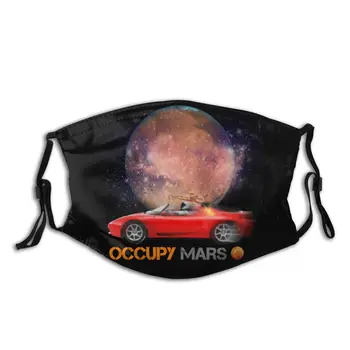 

Dustproof Protection Cover SpaceX Starman Occupy Mars Face Mask With Replaceable Filters Popular Respirator Muffle