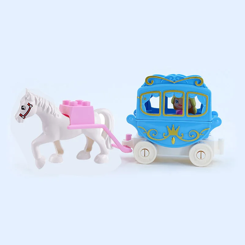 

Building blocks set bus fire truck Big Size Diy Building Blocks building blocks accessories Duploed Bricks Toys For Children Gif