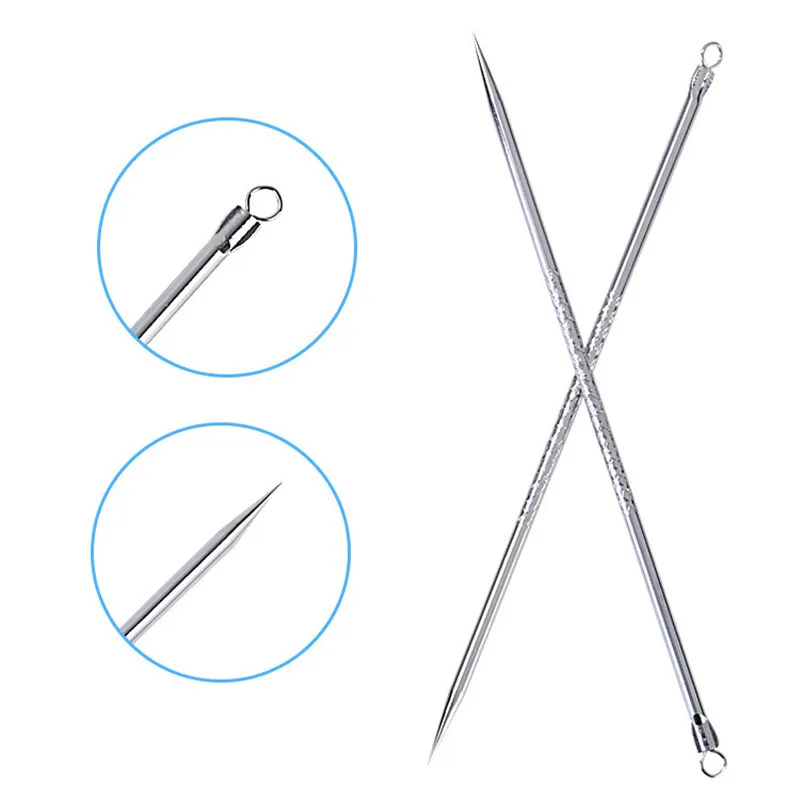 1pcs Stainless Steel Acne Removal Needles Acne Blackhead Remover Tools Spoon Face Skin Care Tool Cleaner Deep Cleansing Tools images - 6