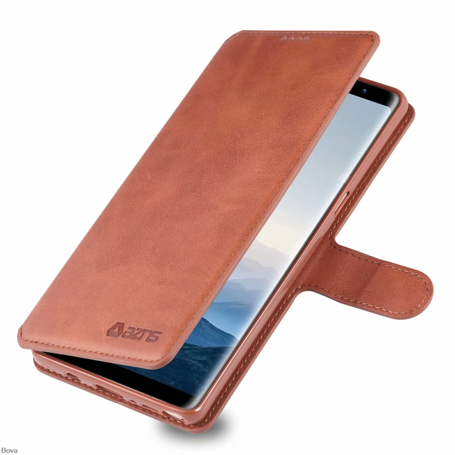 Чехол AZNS для samsung Galaxy Note 8, 9, 10+ Plus, S8, S9 Plus, S10e, S10 Plus, 5G, ультратонкий, с магнитной адсорбцией, из искусственной кожи, деловой стиль