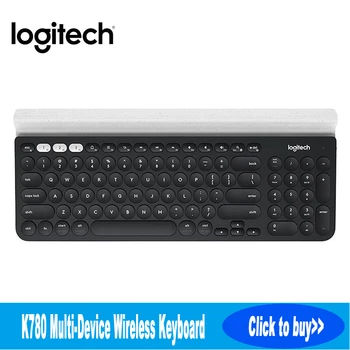 

Logitech K780 Multi-Device Wireless Keyboard for PC Computer Phone Tablet full-size silent keyboard compatible with Windows, Mac