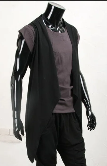 EBay Летний Стиль Простой для мужчин без пряжки дизайн Slim Fit Универсальный без рукавов кардиган Мода Человек жилет