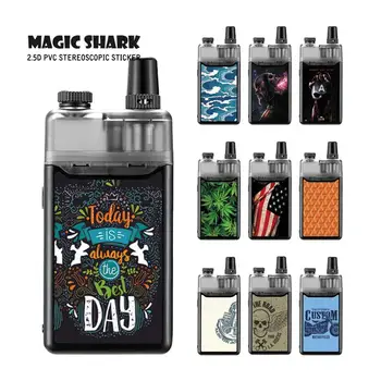 

Magic Shark Defensive USA Flag Leaf Skull Full Cover Wrap Skin Film Case Sticker for Orchid