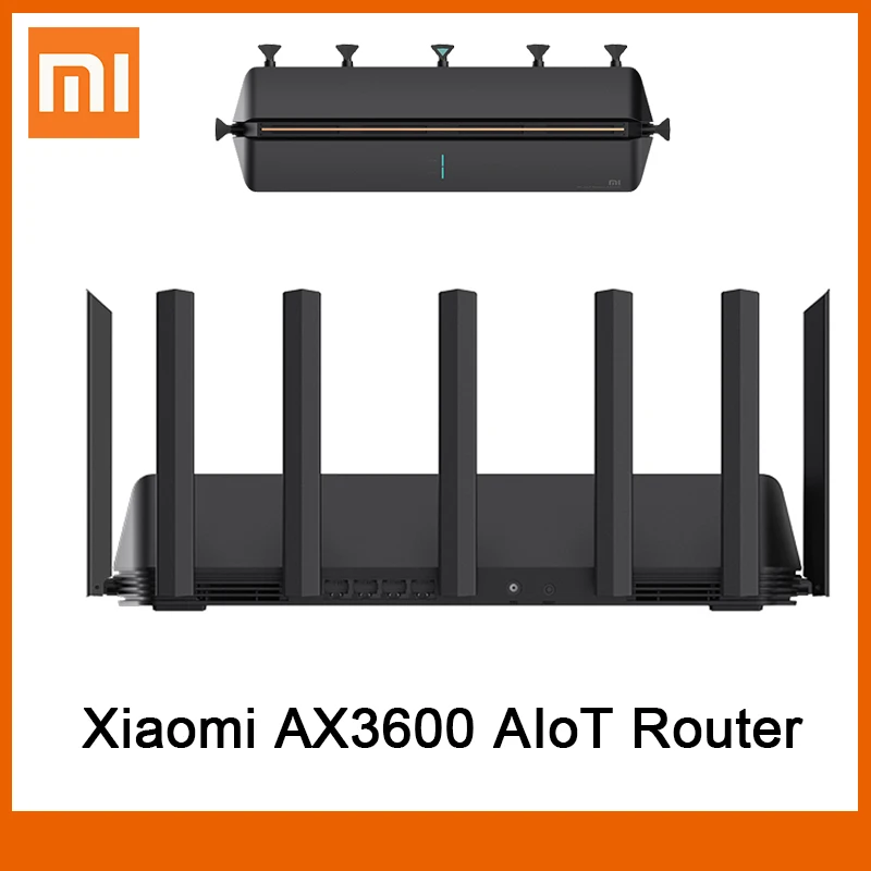 Маршрутизатор Xiaomi AX3600 AIoT Wi-Fi 6 5G WPA3 Wifi6 600 Мб двухдиапазонный 2976Mbs гигабитная