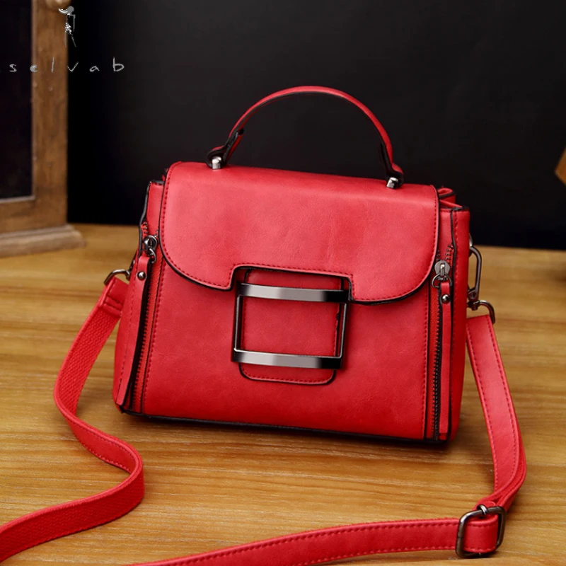

Selvab New fashionable grapevine handbags in Europe and America with one shoulder and one shoulder inclined lady's bag in 2019