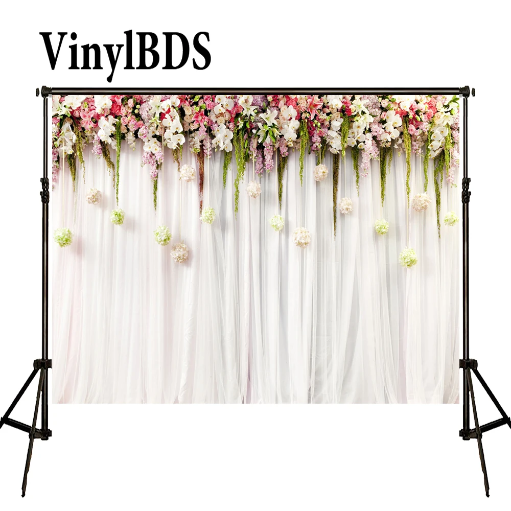 VinylBDS Красочный цветочный свадебный Фотофон для фотосъемки | Электроника