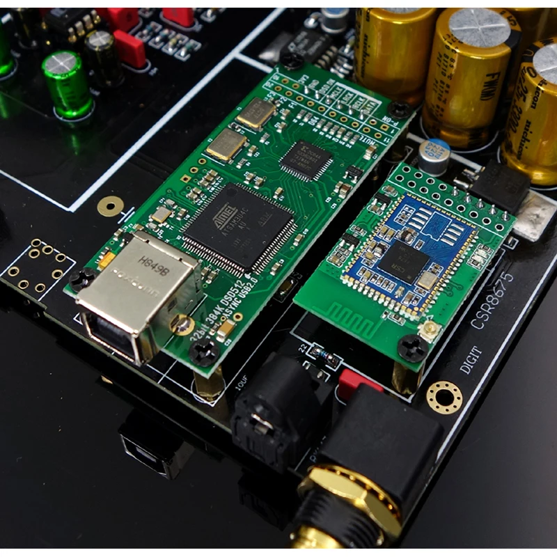 Lusya Dual-core ES9038PRO*2 DAC decoder CSR8675 Bluetooth 5.0 APTX-HD Coaxial fiber Input With Scre