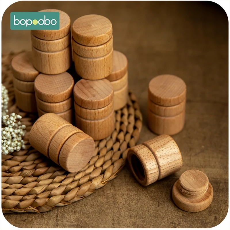 Bopoobo-juguetes de madera para bebé, caja de colección de dientes de madera, regalo de recuerdo, caja de dientes caducos para niños, juguetes, bloques de construcción, 1 ud.