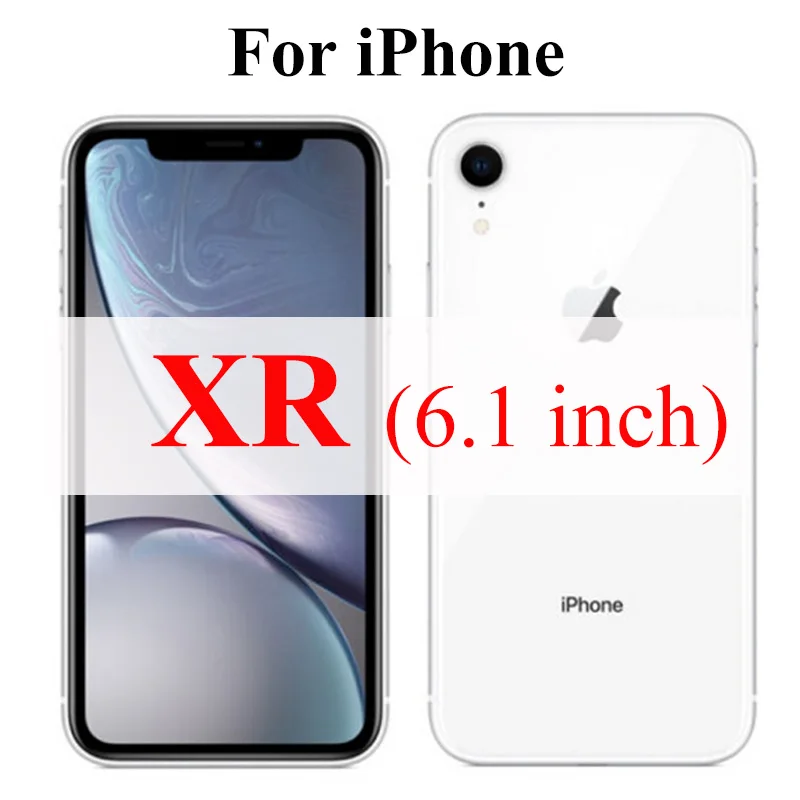 Бронированное стекло Защитная пленка для iPhone 6 S XS Max 7 8 Plus XR 6 S экранная защита 10xs 10 X R закаленное стекло защитный лист SX RX - Цвет: For iPhone XR