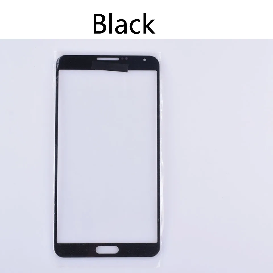 N900 сенсорный экран для Samsung Galaxy Note 3 Note3 N900 N9005 N900F SM-900F N9002 N9000 ЖК-дисплей передних боковых Стекло Сенсорный экран объектив - Цвет: Black-No tool