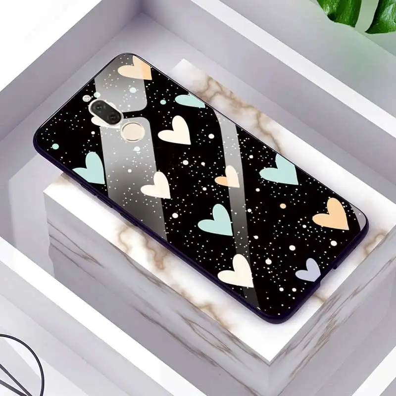 Для Fundas huawei Nova 5i 3i 2i мягкая задняя крышка из закаленного стекла для huawei Nova 3 противоударный чехол Чехол-бампер Nova 3 - Цвет: GLSZZZ127