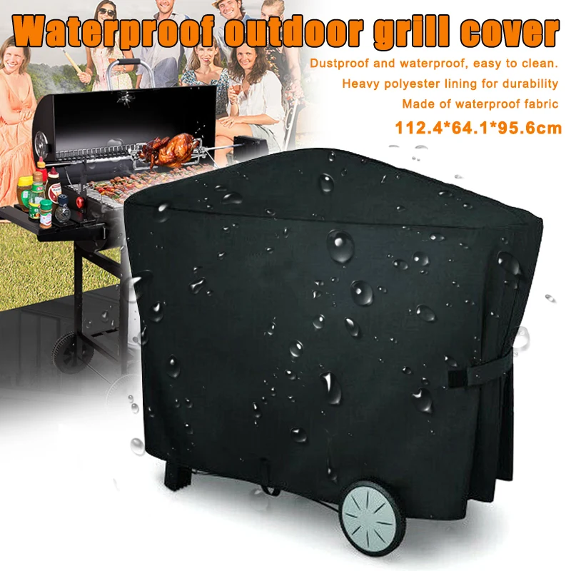 

High BBQ Full Length Grill Cover Waterproof Protector Dustproof for Weber Q3000 Q2000 LG66