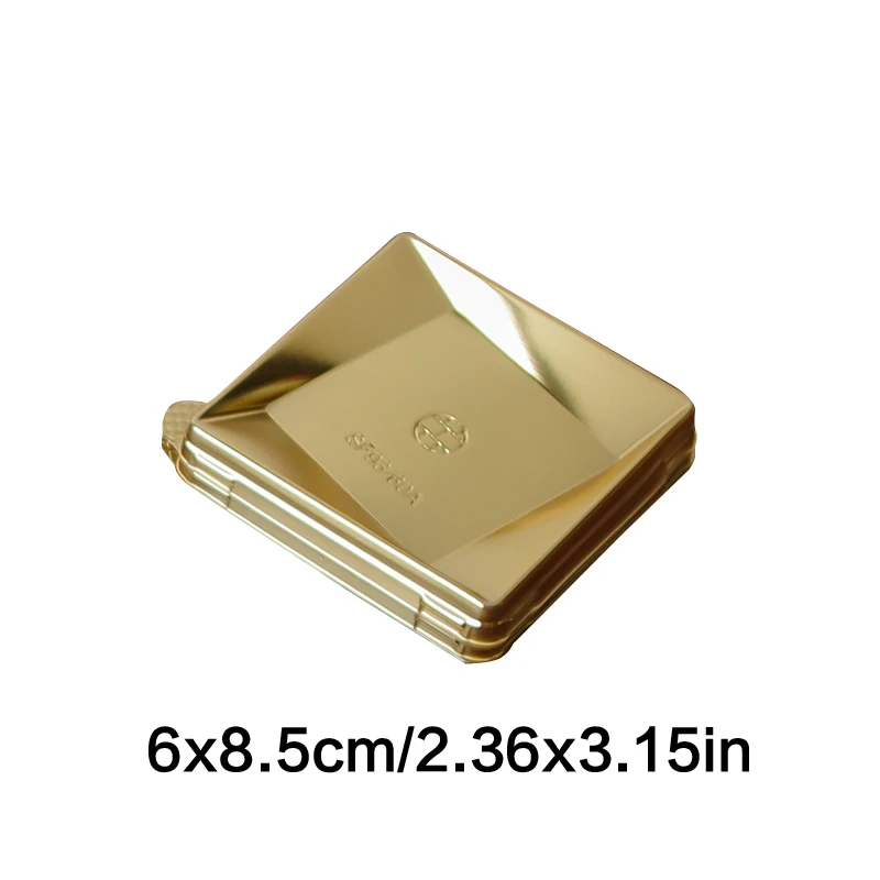 10 Pcs Round SquareCake Boards Golden Mousse Mat Bottom Food Grade PET Cake Kitchen Dessert Tray Cake Bakeware Decorat Tools
