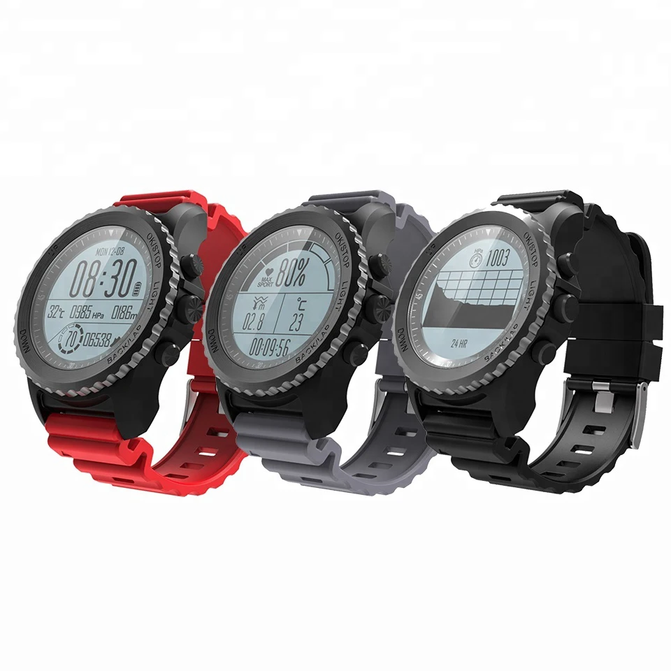 

IP68 Waterproof Heart Rate Monitor Smart Watch for Man GPS Bluetooth 4.0 Android Sport Fitness Tracker Smartwatch S968 Gifts