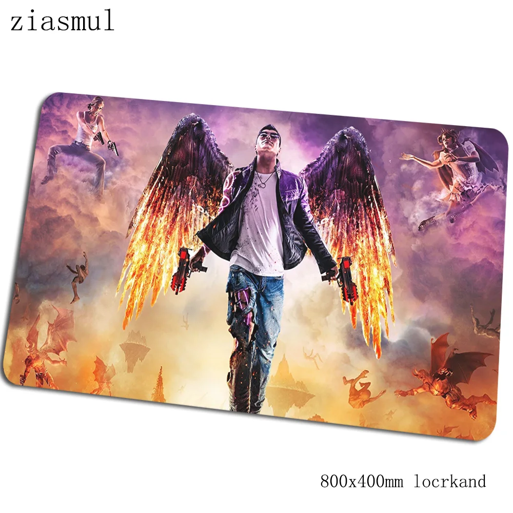 Saints row коврик для мыши 800x400x3 мм коврики Индивидуальные компьютерные коврики для мыши игровые аксессуары подарок для мальчика игровые коврики и чехлы игры pc gamer - Цвет: Size 800x400x3mm