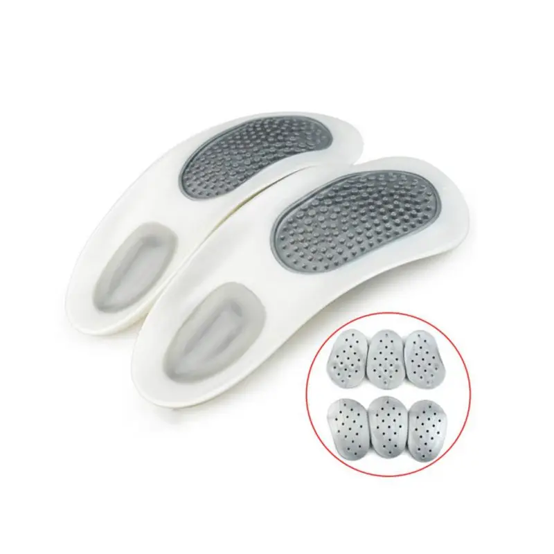 1 Pair Practical Durable Flat Feet Knock Knees Plantar Orthotics Inserts Breathable Arch Support Insoles With 8 Correction Pads | Спорт и