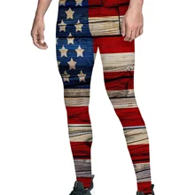 Мужские брюки с американским флагом, влагоотводящие, для контроля животика, пижамы, вечерние, с животным принтом, износостойкость, полная длина, дышащая, спортивная одежда P