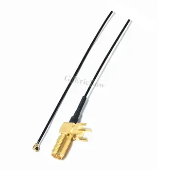 

6 pcs Extension Cable RP-SMA/SMA Female Right Angle PCB Mount to Ufl IPX IPEX Connector Pigtail Cable 5cm-3m
