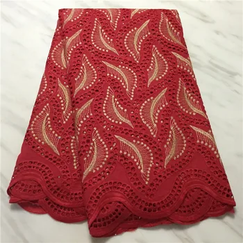 

5 Y Swiss lace fabric heavy beaded embroidery African lace fabrics 100% cotton fabric Swiss voile lace in Switzerland PL092105