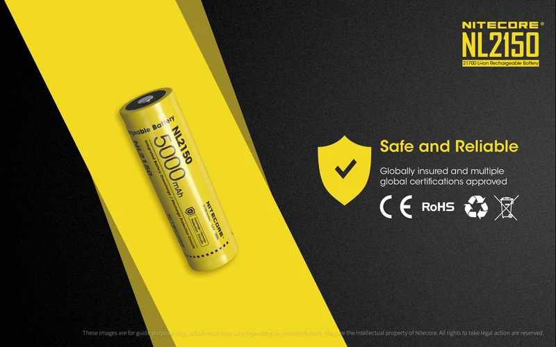 Nitecore NL2150 Rechargeable Li-ion 21700 Battery (12)