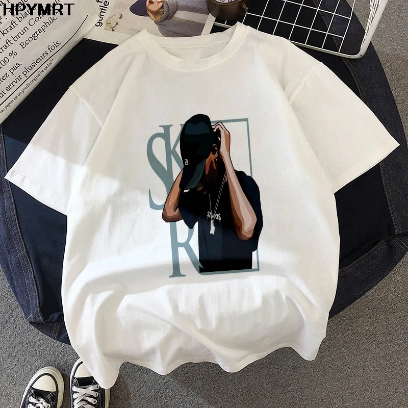 

Summer Men T Shirt Casual O-neck White T-shirt Man Short Sleeve Tshirt Fashion Harajuku Graphic Tee Shirt Streetwear Clothing