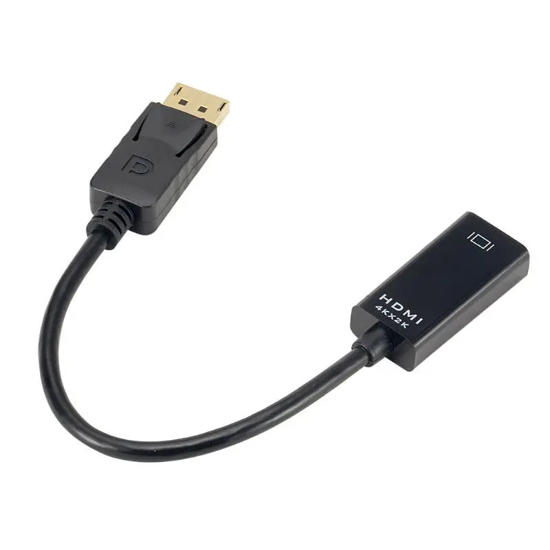 Адаптер DP к HDMI display port Мужской к женскому HDMI кабель конвертер адаптер для проектора дисплей ноутбука ТВ 4K* 2K 1080P LX9A