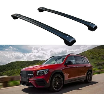 

2Pcs Adjustable Crossbar Cross bar Roof Rail Luggage Cargo Carrier Lockable Roof Rack Fit for Mercedes- Benz GLB X247 2019 2020